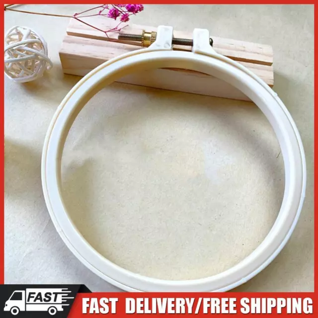 12.5cm Plastic Frame Embroidery Hoop Ring DIY Art Craft Cross Stitch Round Loop