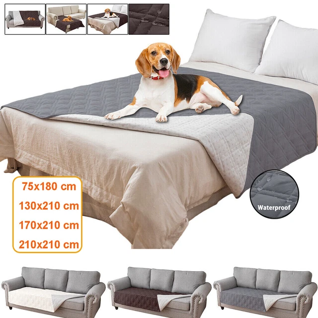 Quilted Bed Cover Mattress Protector Waterproof Pet Sofa Mat Bed Blanket Home