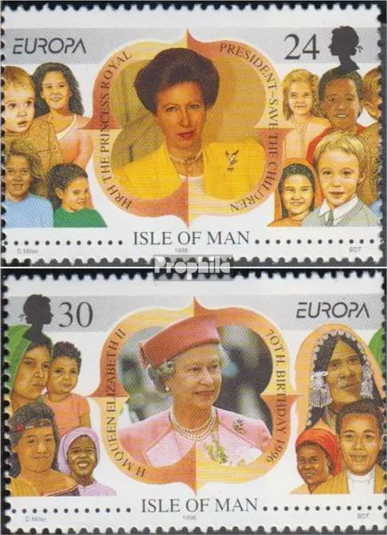 Briefmarken GB - Isle of Man 1996 Mi 674-675 (kompl.Ausg.) postfrisch