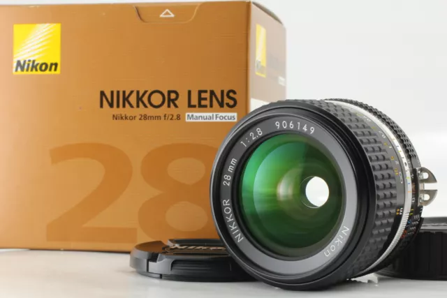 SIC S/N: 90xxxx [TOP MINT BOX] Nikon Ai-s AIS Nikkor 28mm f/2.8 Lens from JAPAN