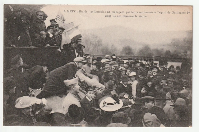 METZ - Moselle - CPA 57 - Military - Metz delivered Fall of William 1st