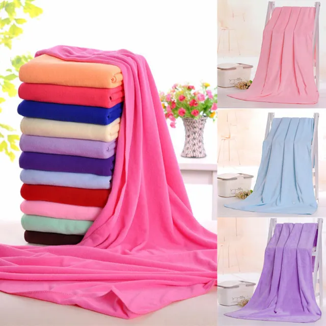 Microfibre Towel Beach Gym Camping Sports Extra Large Bath Travel Quick Dry