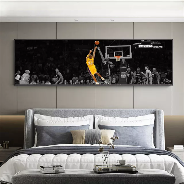 Kobe Bryant Black Mamba Canvas Art Poster Picture Wall Hangings Home Art Decor