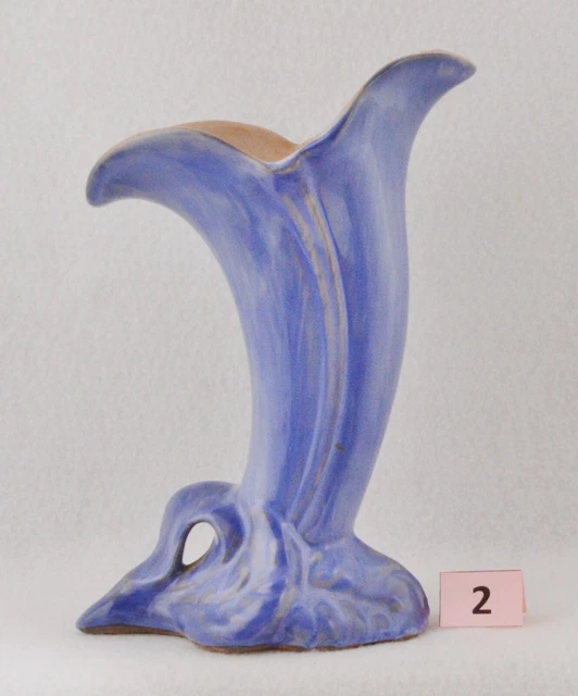 Stangl  Pottery Terra Rose Light Blue Vase #3612 (8 1/4" Tall)