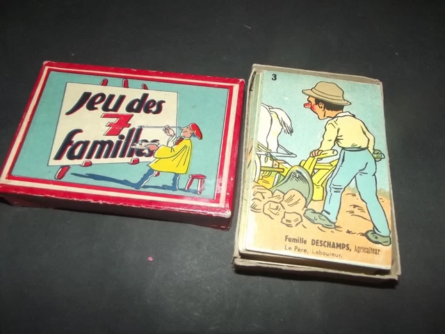 Jeu de 7 familles - Les métiers - La Canaillerie