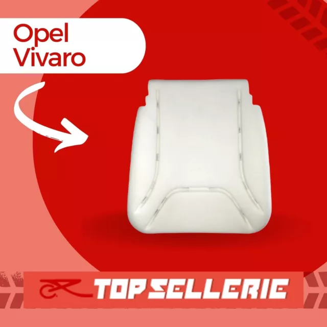 Mousse d'assise pour Opel Vivaro (2001 à 2014) TOP SELLERIE AUTO MA0026