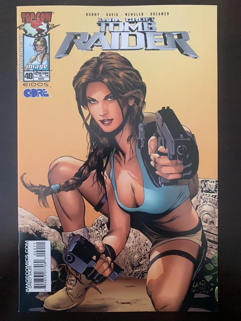 TOMB RAIDER #40 Greg Land Cover Top Cow Image Eidos LARA CROFT Good Girl Art!