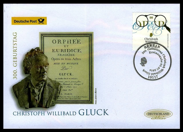 FDC 3092 (2014) - Christoph Willibald Gluck