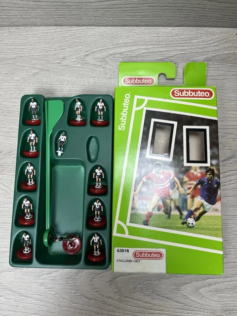Subbuteo England Lightweight Team 63719 - 1991/95, Boîte Usée, Très Bon état