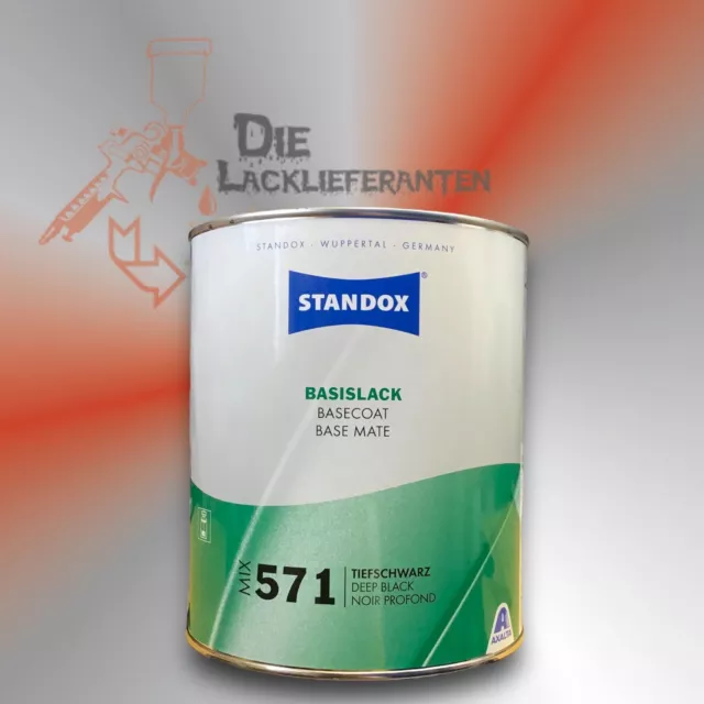 Standox vernice base mix 571 nero profondo 3,5 L