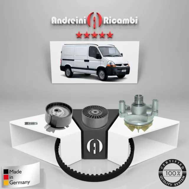 Kit Distribuzione + Pompa Acqua Renault Master Ii 2.5 Dci 74Kw 101Cv 2007 ->