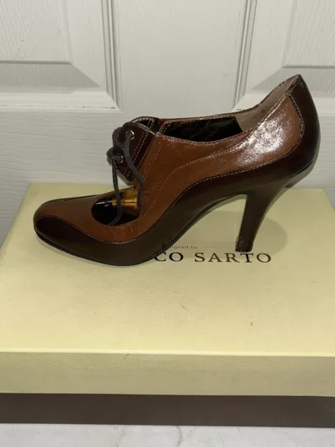 FRANCO SARTO WOMEN’S Heels Black/Brown size 6M C3615M1005 $5.00 - PicClick