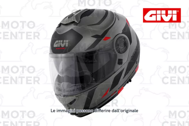 Helm GIVI Modular P/J X21 Evo Number Farbe Titan Matt Schwarz Rot Größe Xx