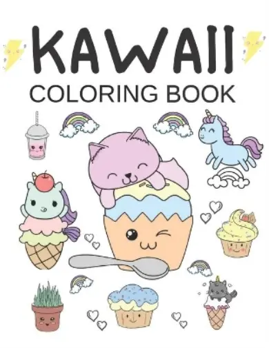 Kawaii Cutie Co Kawaii Coloring Book (Poche)