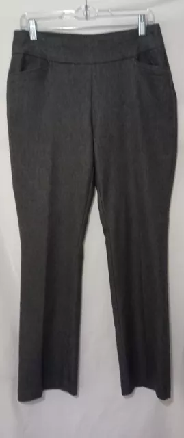 Croft & Barrow - The Effortless Stretch Pants Size 6 Gray Excellent Condition