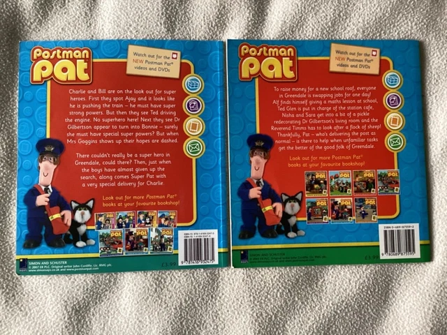 POSTMAN PAT BOOKS - The Secret Superhero and The Job Swap Day £4.00 ...