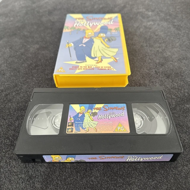 Vhs Numbers THE SIMPSONS VHS - UK PAL - 1st Edition - The Simpsons Go To Hollywood ...