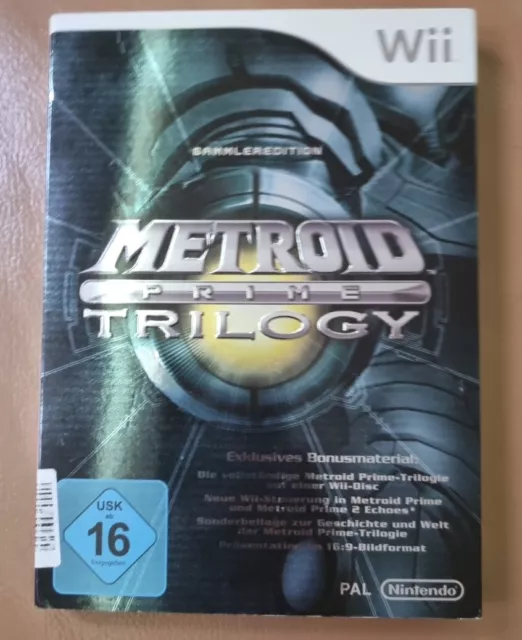Metroid Prime Trilogy | Sammleredition PAL  Nintendo Wii komplett Top deutsch