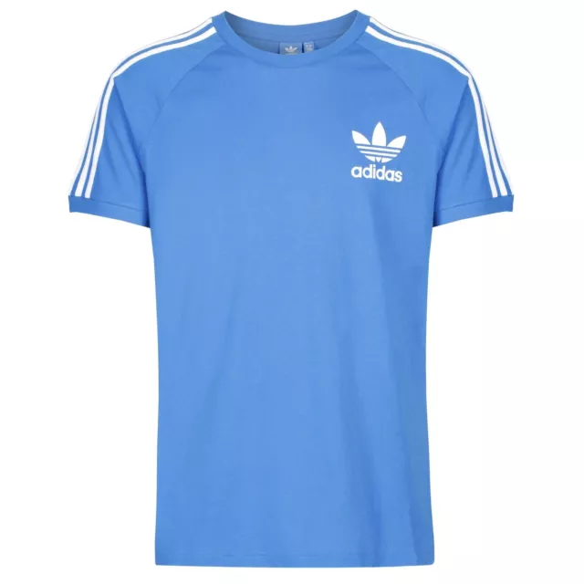 adidas ORIGINALS CALIFORNIA T SHIRT BLUEBIRD XS S M L XL XXL MEN'S CREW NECK