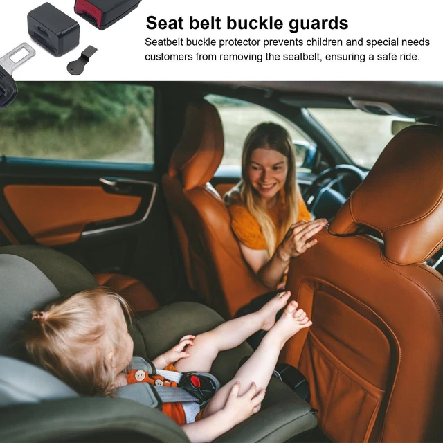 Car Seat Belt Buckle Child Protect Lock Guard Baby Car Seat Secure Reusable 3