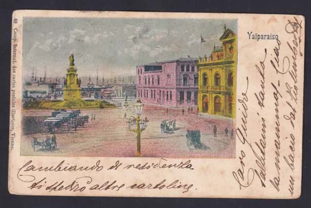 Chile Valparaiso  Postcard Used