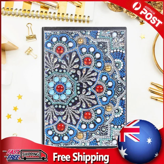 DIY Mandala Special Shaped Diamond Painting 50 Pages A5 Sketchbook Notebook Gift
