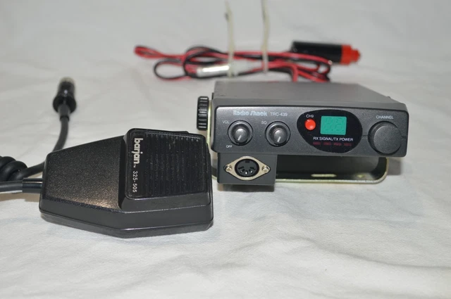 RADIO SHACK TRC-439 TWO WAY CB RADIO RX SIGNAL / Barjan 325-505 Mic