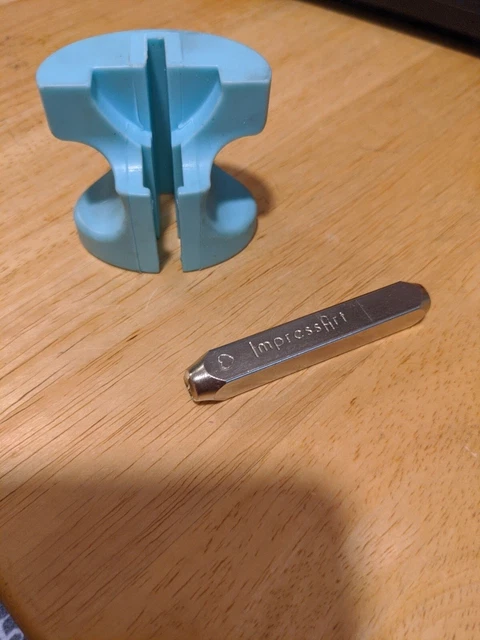 Impressart Sello de Corazón con Plantilla de Sello - Fabricación de Joyería