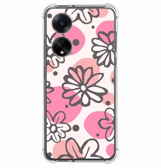 Coque Silicone Anti-chocs pour Oppo A60 5G Design Aquarelle 11 Dessins