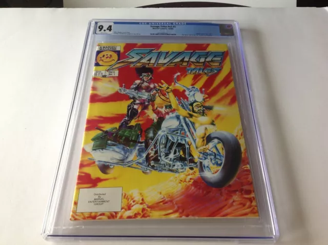 Savage Tales V2 1 Cgc 9.4 White Pages Vietnam The Nam 5Th To 1St Marvel Comics