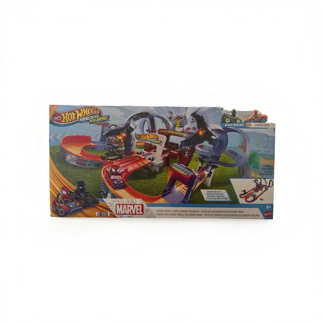Dinosauro Giocattolo HOT WHEELS RACERVERSE Pista Ragnatela Di