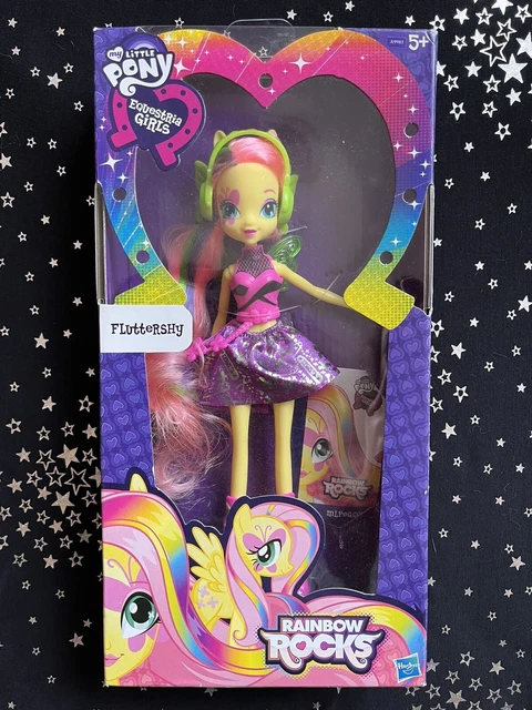 MY LITTLE PONY Equestria Girls Rainbow Rocks Fluttershy Doll £40.00 ...