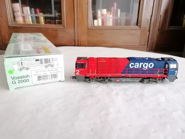 Mehano H0 T275 Locomotora Diésel Vossloh G 2000 SBB CFF Cargo Sonido New OVP