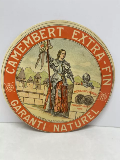 Ancienne Étiquette De Fromage: Camembert  Garanti Naturel.         ( Non Situé )