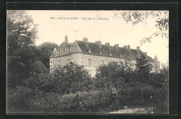 CPA Couloutre, Vue sur le Chateau