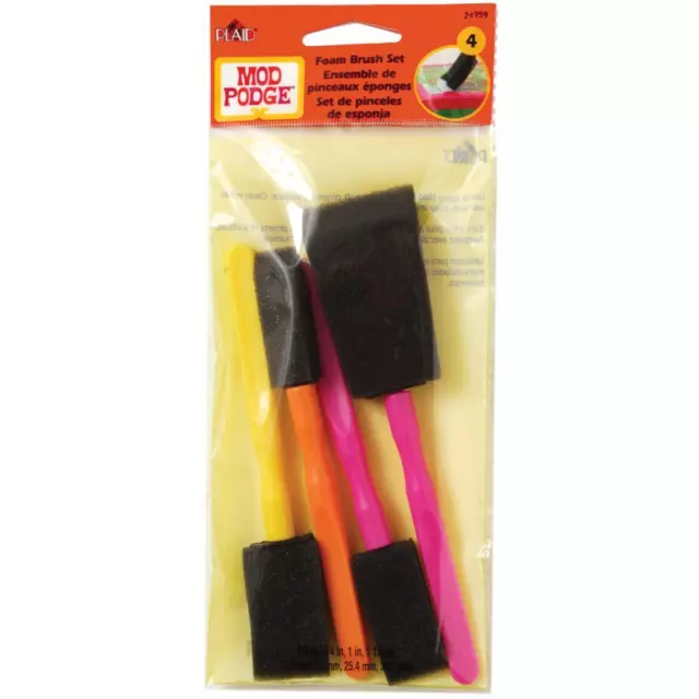 Mod Podge Foam Brush Tool - Set of 4