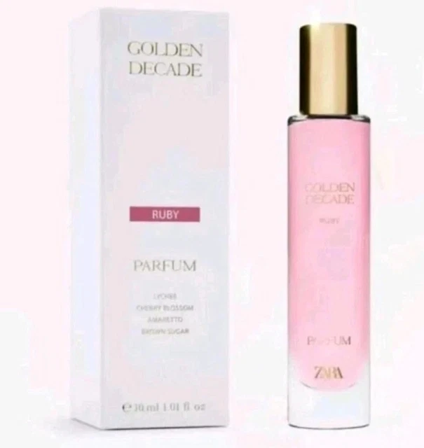 One Decade Ruby ZARA GOLDEN DECADE Ruby Limited Edition Eau De Parfum Brand New Damaged ...