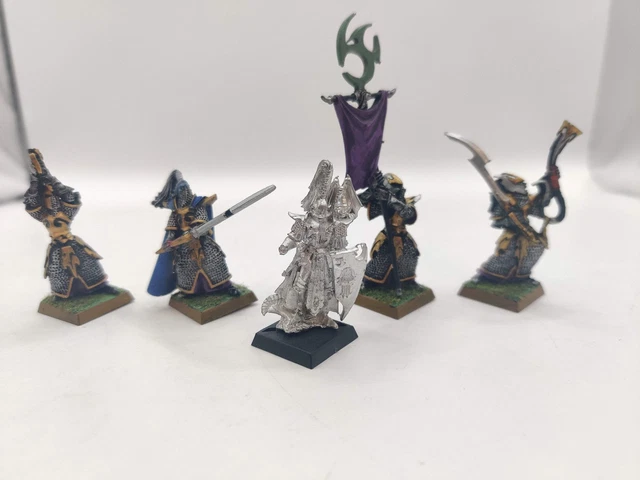 WARHAMMER FANTASY THE Old World Dunkelelfen Elfo Oscuro Dreadlord On Black Dragon EUR 129,99 - Foto 8