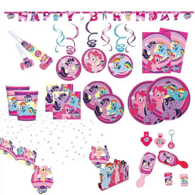 My Little Pony Niños Niñas Cumpleaños Crepúsculo Meñique Adornos Fiesta Supplies