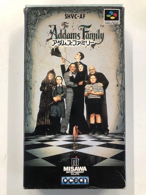 Super Famicom The Adams Family Japan AB