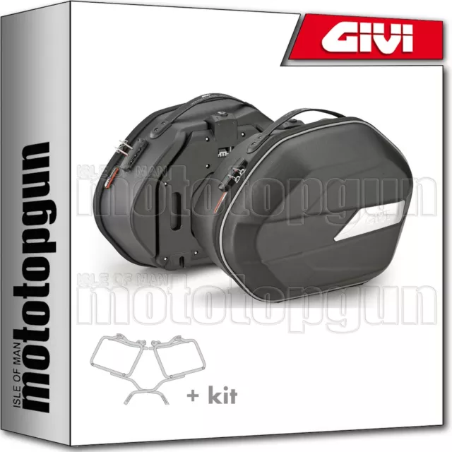 Givi Portamaletas + Maletas Lateral Wl900 Weightless Honda Nc 750 X Dct 2015 15