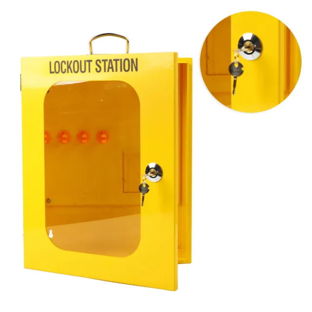 Lockout Station Iron Industrial Safety Multi Function Lockout Tagout Padloc HEN