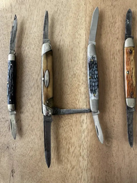 Lot Of 6 Vintage Old Collectible Knives Case Ka-Bar  Sabre Solingen And More 3