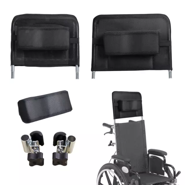 Soporte transpirable silla de ruedas reposacabezas para ancho asiento 40cm-50cm