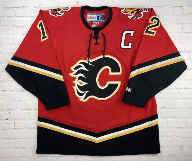 FS: 2000 Jarome Iginla Calgary Flames Pro Player jersey, size