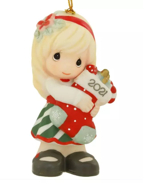 2021 Precious Moments YOU FILL ME WITH CHRISTMAS CHEER Ornament Girl 211002 NIB