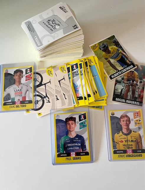 Panini Tour De France 2023 – Blister 10 Pochettes + 1 Offerte – 55 Stickers – Album Cyclisme à Collectionner