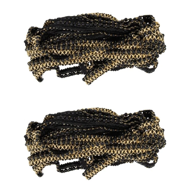 2x Praktische Perlen Zarte Dekoration Diy Geschenk Band Für Kleidung Handwerk