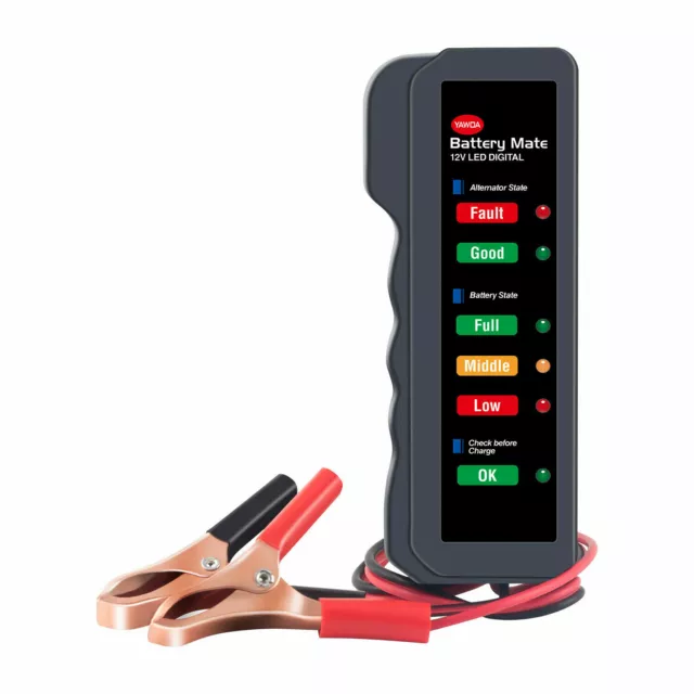 12V Automotive Car Battery Load Tester Battery Analyzer Diagnostic Test Tool