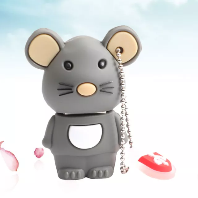 32GB USB Flash Drive PVC The 12 Chinese Zodiac Memory Stick USB 2.0 U Disk (Rat)